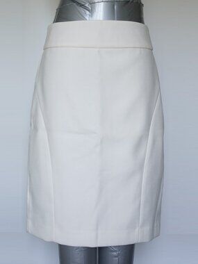 NWT Banana Republic Women's Petite White Pencil Skirt Career Size 2P